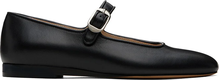 Le Monde Beryl Black Mary Jane Ballerina Flats