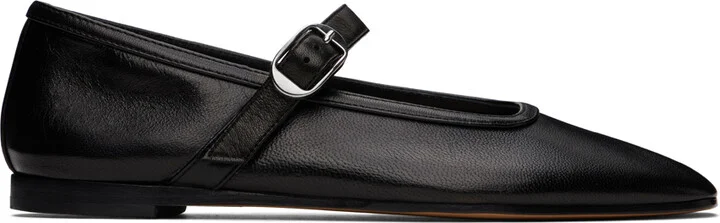 Le Monde Beryl Black Mary Jane Ballerina Flats