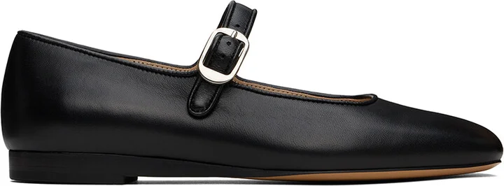 Le Monde Beryl Black Mary Jane Ballerina Flats