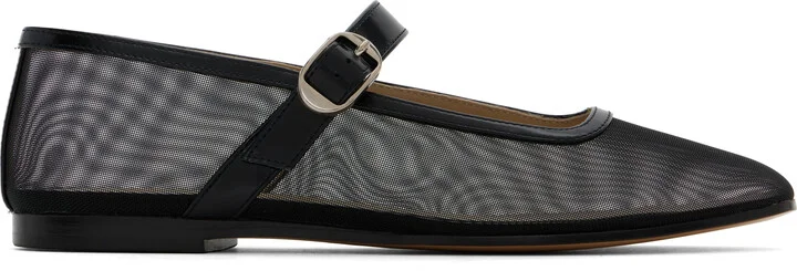 Le Monde Beryl Black Mary Jane Ballerina Flats