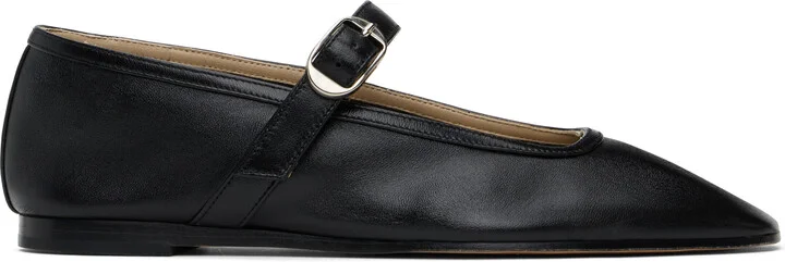 Le Monde Beryl Black Mary Jane Ballerina Flats