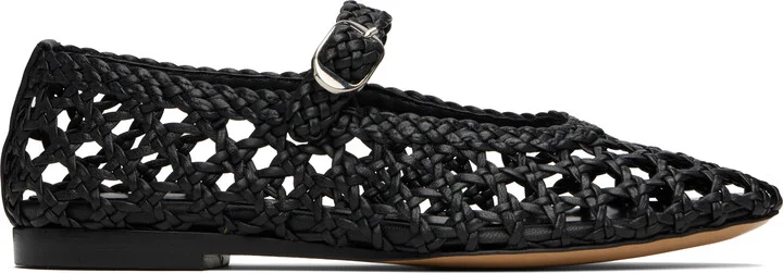 Le Monde Beryl Black Mary Jane Ballerina Flats