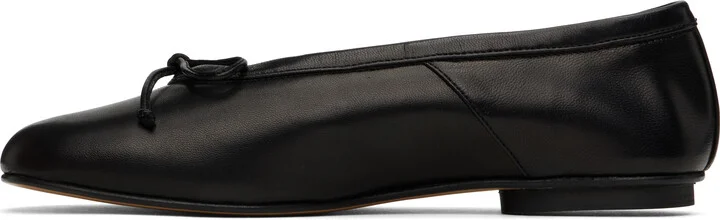 Le Monde Beryl Black Mica Ballerina Flats - Image 3