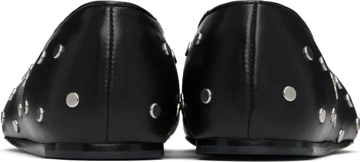 Le Monde Beryl Black Regency Slipper Ballerina Flats - Image 2