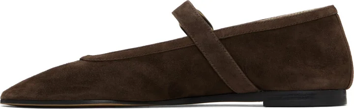 Le Monde Beryl Brown Mary Jane Ballerina Flats - Image 3