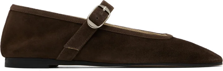 Le Monde Beryl Brown Mary Jane Ballerina Flats