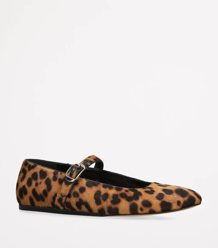 Le Monde Beryl Calf Hair Mary Jane Ballet Flats - Image 3