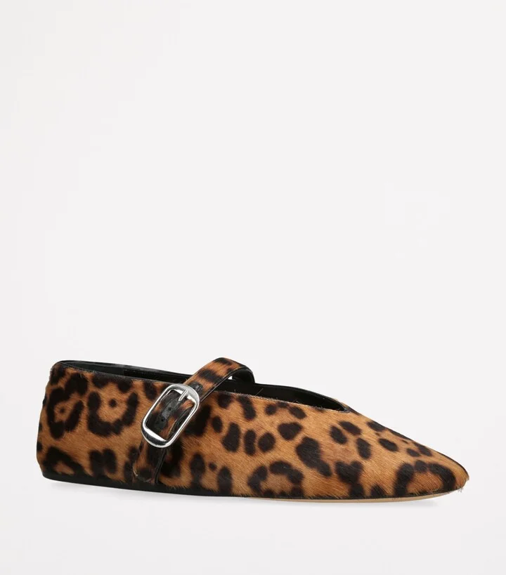 Le Monde Beryl Calf Hair Stella Flats - Image 3