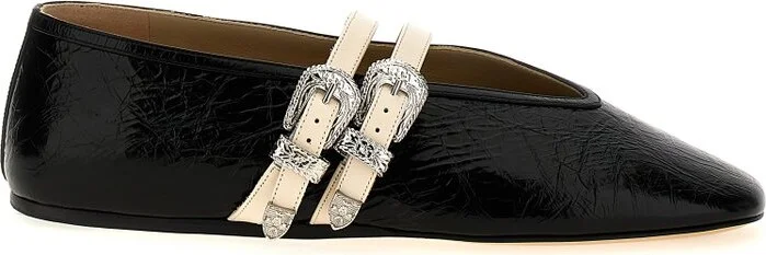 Le Monde Beryl Claudia Buckle Ballet Flats