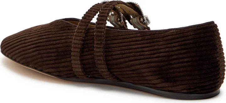 LE Monde Beryl Claudia Satin Ballet Flats - Image 2
