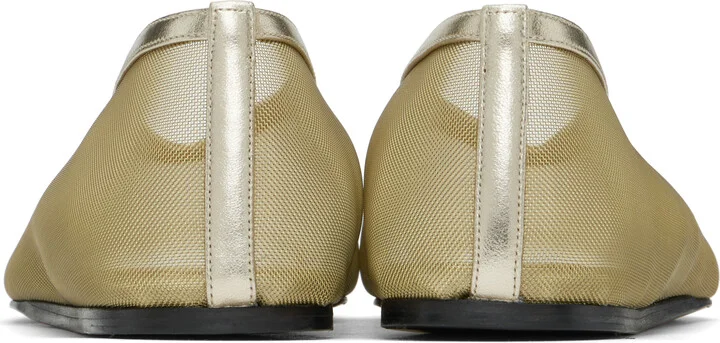Le Monde Beryl Gold Luna Ballerina Flats - Image 2