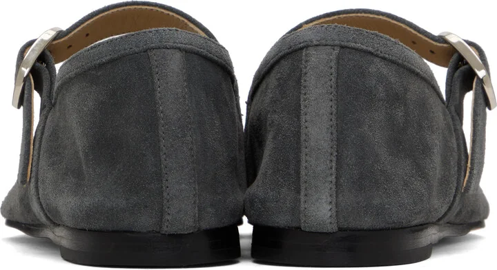 Le Monde Beryl Gray Mary Jane Ballerina Flats - Image 2