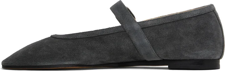 Le Monde Beryl Gray Mary Jane Ballerina Flats - Image 3