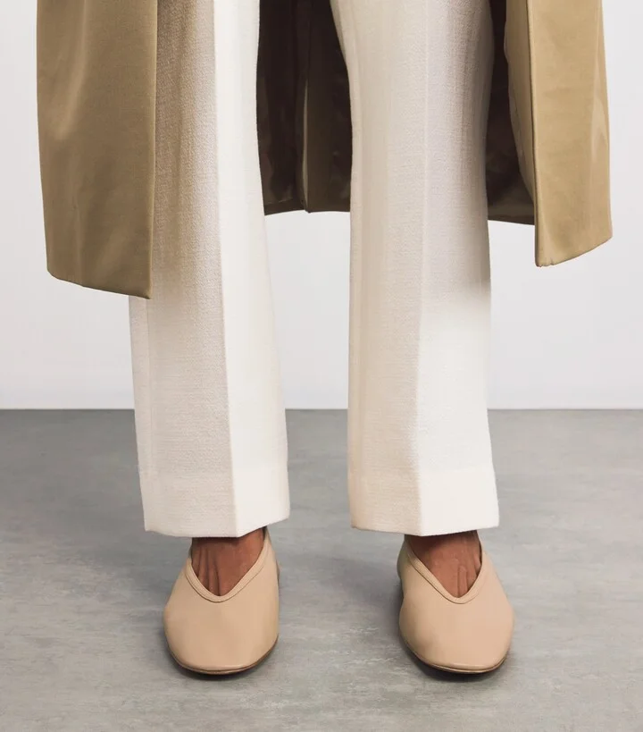 Le Monde Beryl Leather Luna Ballet Flats - Image 2