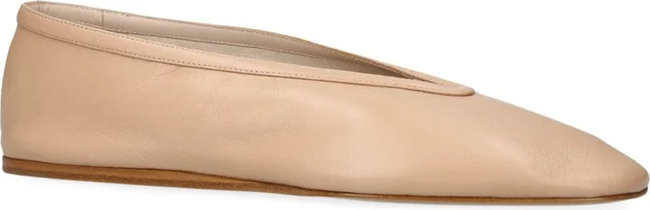Le Monde Beryl Leather Luna Ballet Flats - Image 4
