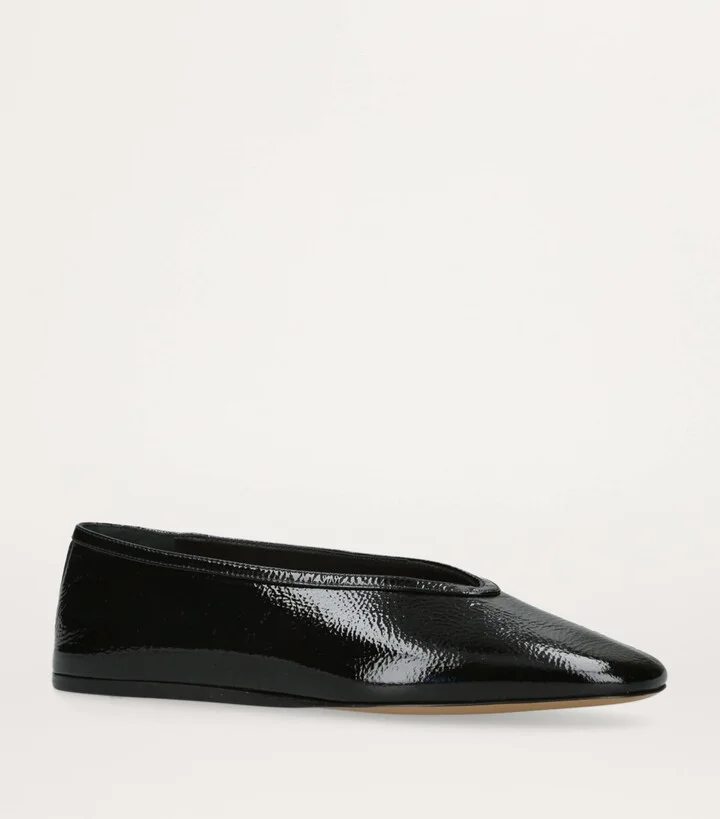 Le Monde Beryl Leather Luna Ballet Flats - Image 4