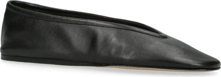 Le Monde Beryl Leather Luna Ballet Flats - Image 4