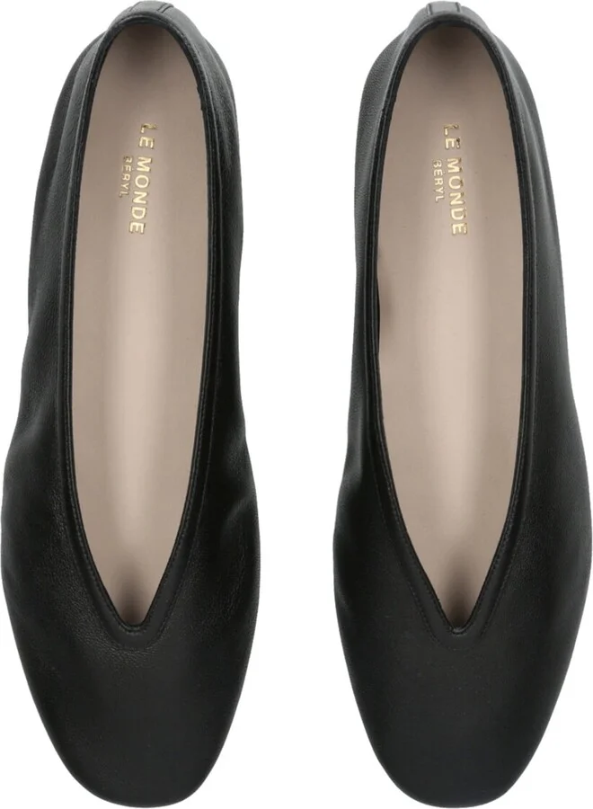 Le Monde Beryl Leather Luna Ballet Flats - Image 6