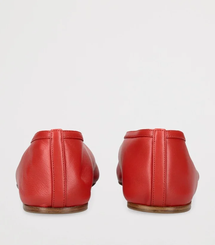 Le Monde Beryl Leather Luna Ballet Flats - Image 2