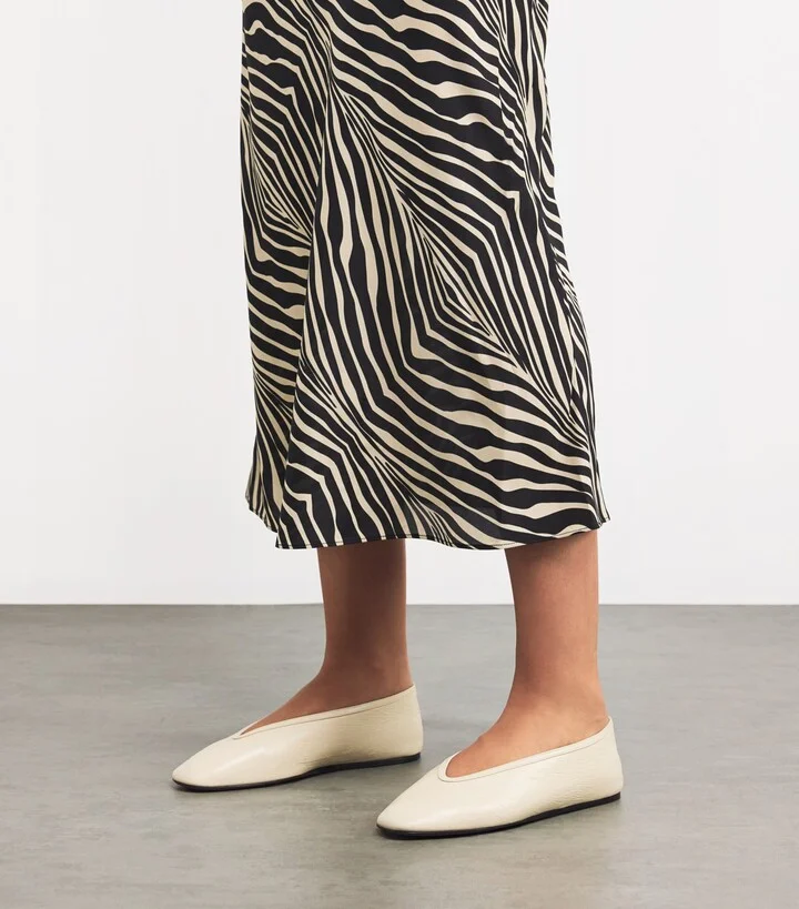 Le Monde Beryl Leather Luna Ballet Flats - Image 2