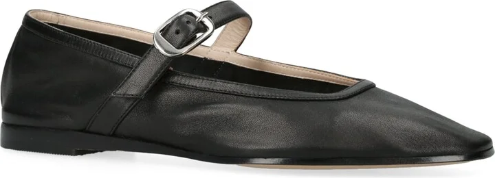 Le Monde Beryl Leather Mary Jane Ballet Flats - Image 3