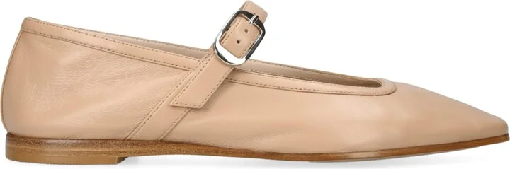 Le Monde Beryl Leather Mary Jane Ballet Flats