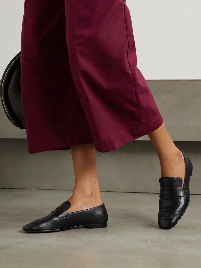 Le Monde Béryl - Leather Penny Loafers - Black - Image 2