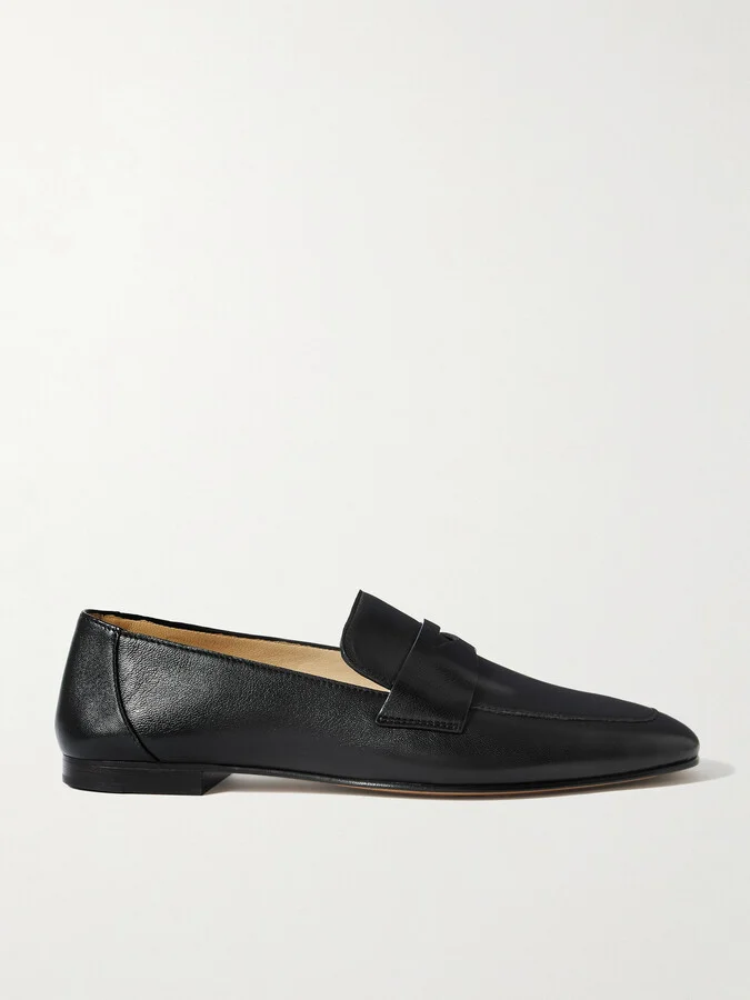 Le Monde Béryl - Leather Penny Loafers - Black