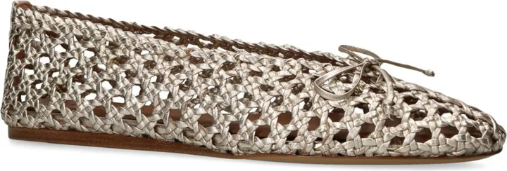Le Monde Beryl Leather Regency Ballet Flats - Image 3