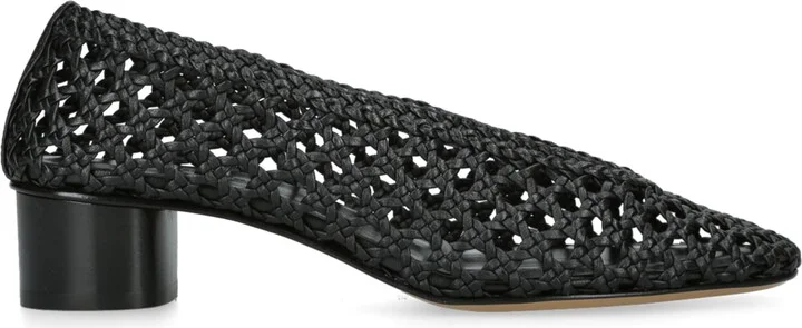 Le Monde Beryl Leather Woven Pumps 40