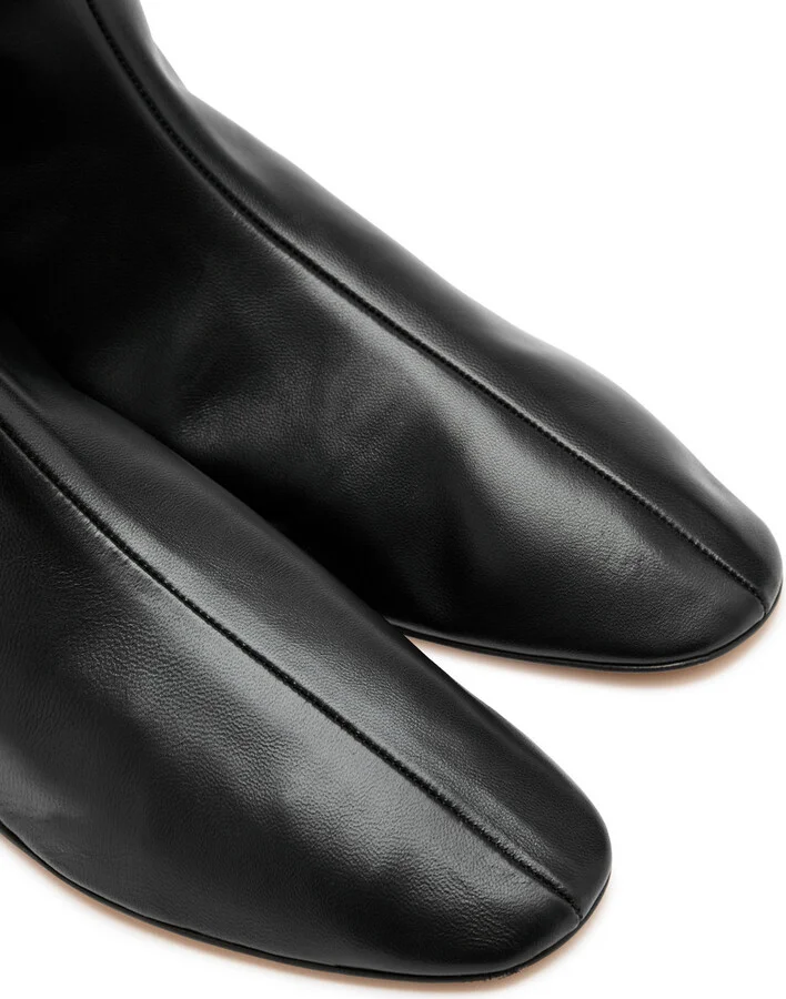 LE Monde Beryl Luna Leather Ankle Boots - Image 3