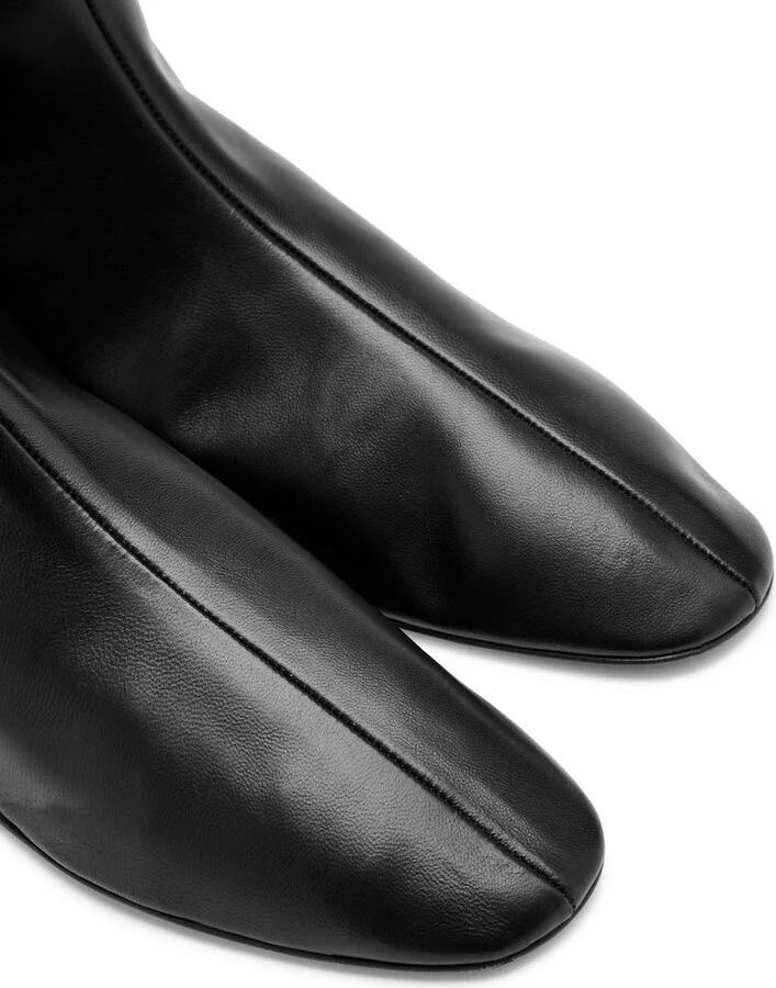 LE Monde Beryl Luna Leather Ankle Boots - Image 6