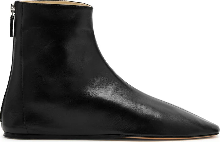 LE Monde Beryl Luna Leather Ankle Boots