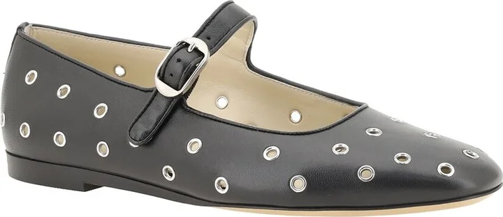 Le Monde Beryl Mary Jane Leather Ballerina Flat