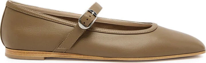 LE Monde Beryl Mary Jane Leather Ballet Flats