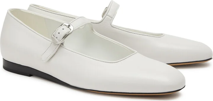 LE Monde Beryl Mary Jane Leather Flats - Image 2