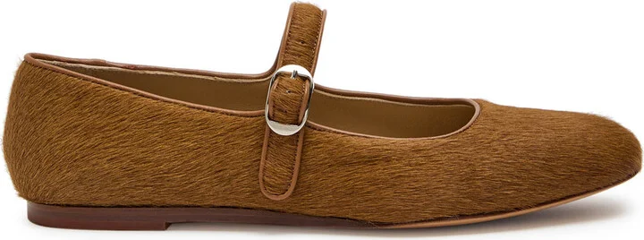 LE Monde Beryl Mary Jane Pony Hair Ballet Flats