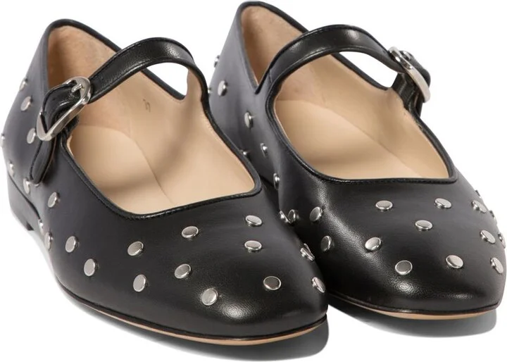Le Monde Béryl Mary Jane Studded Ballet Flats - Image 2