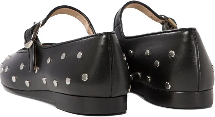 Le Monde Béryl Mary Jane Studded Ballet Flats - Image 4