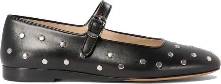 Le Monde Béryl Mary Jane Studded Ballet Flats
