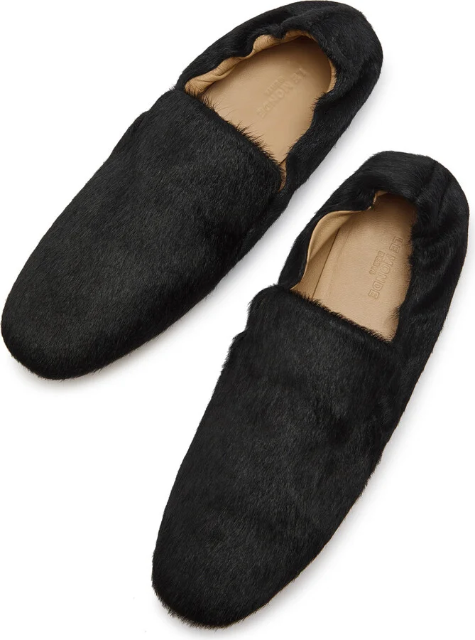 LE Monde Beryl Orlando Calf-hair Loafers - Image 3