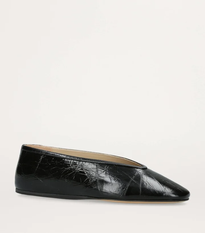 Le Monde Beryl Patent Leather Luna Ballet Flats - Image 3