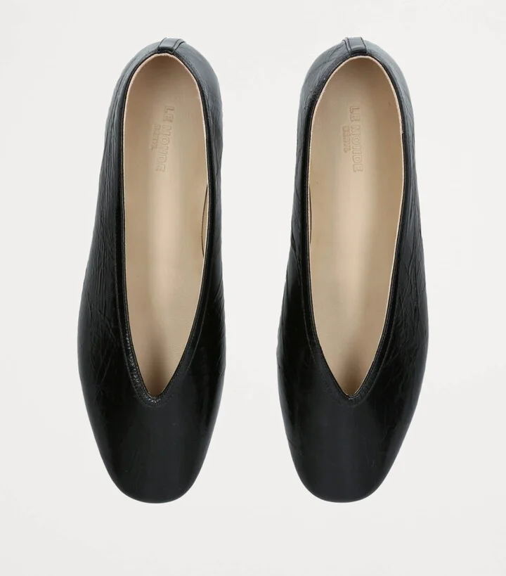 Le Monde Beryl Patent Leather Luna Ballet Flats - Image 4