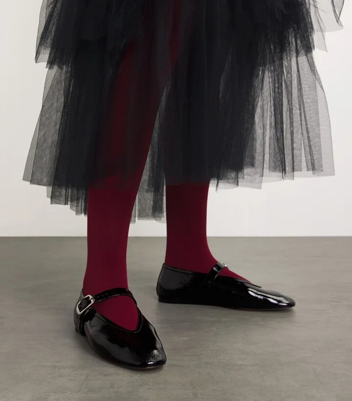 Le Monde Beryl Patent Leather Stella Flats - Image 2