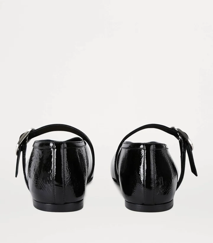 Le Monde Beryl Patent Leather Stella Flats - Image 3