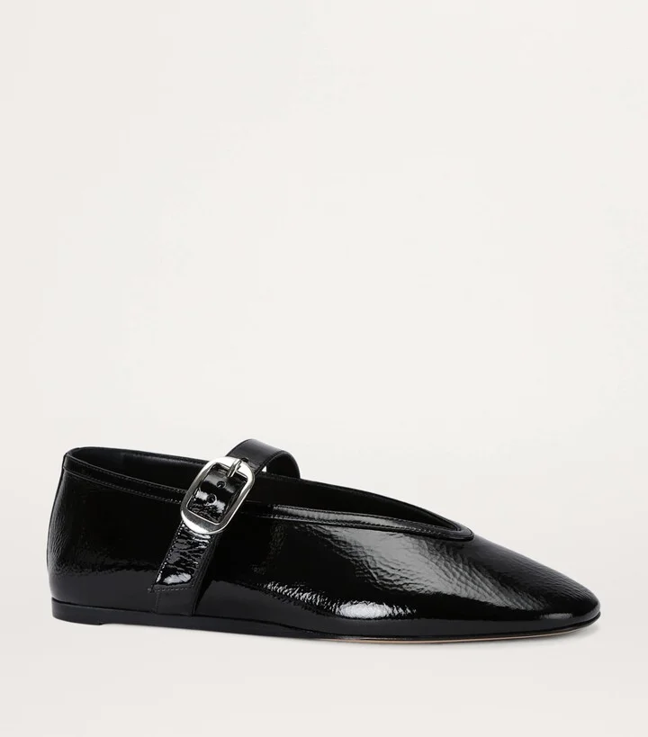 Le Monde Beryl Patent Leather Stella Flats - Image 4