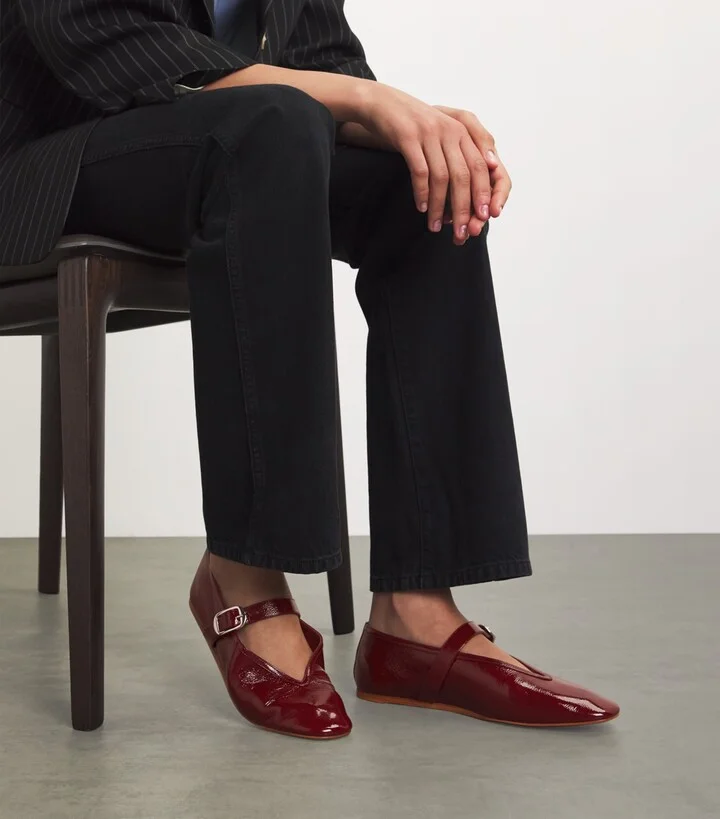 Le Monde Beryl Patent Leather Stella Flats - Image 2