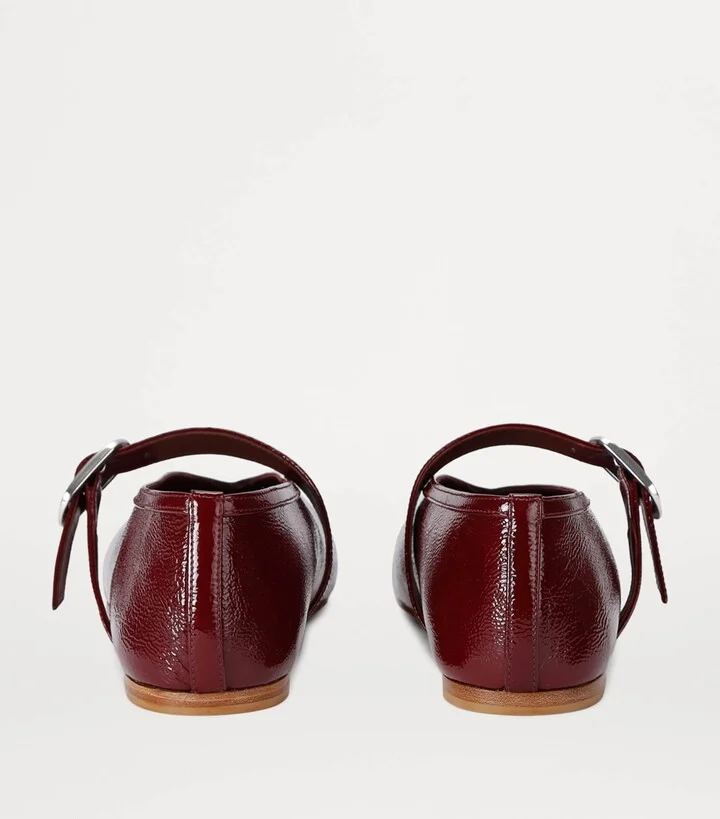Le Monde Beryl Patent Leather Stella Flats - Image 3