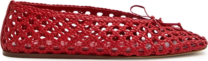 LE Monde Beryl Regency Woven Leather Ballet Flats
