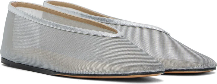 Le Monde Beryl Silver Luna Ballerina Flats - Image 4